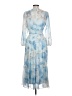 Calvin Klein 100% Polyester Blue Cocktail Dress Size 10 - photo 2