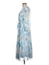 Calvin Klein 100% Polyester Blue Cocktail Dress Size 10 - photo 5