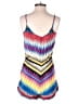 Twelfth Street by Cynthia Vincent Chevron-herringbone Blue Red Romper Size P (petite) - photo 2
