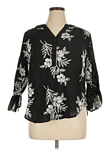 Alfred Dunner 3/4 Sleeve T-Shirt (view 1)
