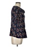 Odille Blue Short Sleeve Blouse Size L - photo 4