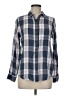SO Plaid Blue Long Sleeve Button-Down Shirt Size M - photo 1