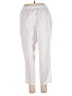 Blair 100% Polyester Solid Ivory Casual Pants Size 18 - photo 2