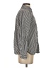 Theory 100% Cotton Stripes Silver Gray Long Sleeve Button-Down Shirt Size S - photo 4
