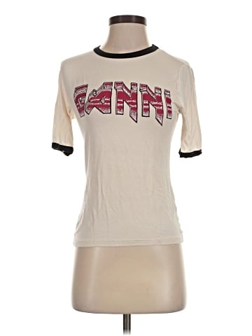 Ganni Short Sleeve Top (view 1)