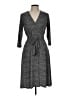 Leota Tweed Gray Casual Dress Size L - photo 1