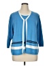 Sag Harbor Blue Cardigan Size 1X - photo 1