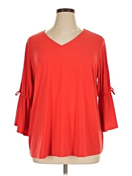 Susan Graver 3/4 Sleeve Top
