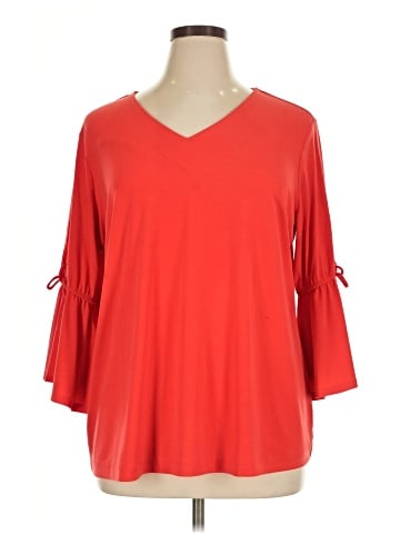 Susan Graver 3/4 Sleeve Top (view 1)