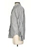 Everlane 100% Cotton Stripes Gray Long Sleeve Button-Down Shirt Size 2 - photo 5