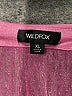 Wildfox Chevron-herringbone Pink Long Sleeve Blouse Size XL - photo 7