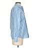 Unbranded Stripes Blue Long Sleeve Button-Down Shirt Size 14 - photo 4