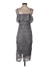 Boohoo 100% Polyester Gray Cocktail Dress Size 4 - photo 2