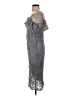 Boohoo 100% Polyester Gray Cocktail Dress Size 4 - photo 5