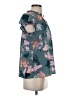 Nine West 100% Polyester Floral Teal Short Sleeve Blouse Size S - photo 4