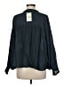 ee:some 100% Polyester Black Long Sleeve Blouse Size M - photo 2