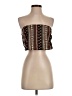 Unbranded 100% Polyester Brown Tube Top Size P (petite) - photo 1