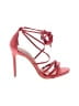 Steve Madden Red Sandals Size 7 1/2 - photo 1