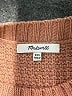 Madewell Solid Brown Stitchmix Pullover Sweater Size XXS - photo 7