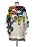 Trina Turk White Poncho Size S - photo 2
