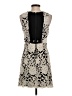 Alice + Olivia Animal Print Gray Cocktail Dress Size 4 - photo 2