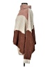 Pol 100% Polyester Color Block Brown Pullover Sweater Size L - photo 5