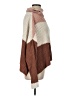 Pol 100% Polyester Color Block Brown Pullover Sweater Size L - photo 4