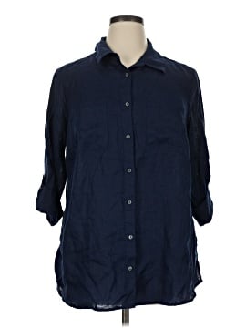 Charter Club 3/4 Sleeve Button-Down Shirt (view 1)