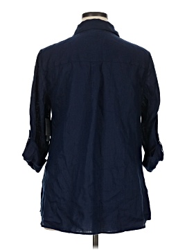 Charter Club 3/4 Sleeve Button-Down Shirt (view 2)