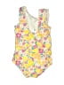 Harper Canyon Floral Yellow One Piece Swimsuit Size 2 - photo 2