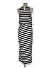Adelyn Rae Stripes Black Casual Dress Size M - photo 2