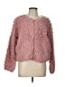 Candie's 100% Polyester Pink Cardigan Size L - photo 1