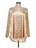 MULTIPLES Metallic Gold Pullover Sweater Size L - photo 1