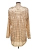 MULTIPLES Metallic Gold Pullover Sweater Size L - photo 2