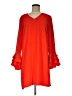 Sugar Lips 100% Polyester Red Casual Dress Size M - photo 1