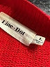 Line & Dot Red Pullover Sweater Size L - photo 7