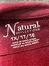 Natural Reflections Burgundy Long Sleeve Polo Size 1X - photo 7