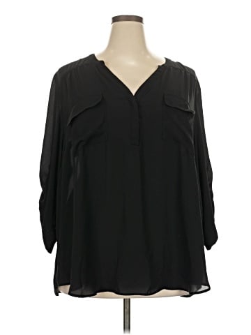 Torrid 3/4 Sleeve Blouse (view 1)
