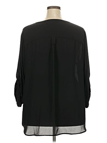 Torrid 3/4 Sleeve Blouse (view 2)