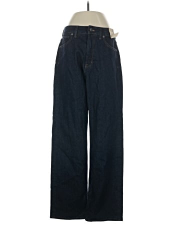 Madewell The Curvy '90s Straight Jeans in Norman Wash (view 1)