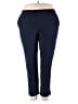 Bob Mackie Solid Blue Active Pants Size 1X - photo 1