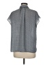 Max Studio 100% Polyester Gray Short Sleeve Blouse Size M - photo 2