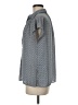 Max Studio 100% Polyester Gray Short Sleeve Blouse Size M - photo 5