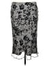 ICE 100% Silk Paisley Gray Silk Skirt Size XL - photo 2
