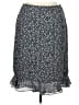 Assorted Brands 100% Polyester Paisley Silver Casual Skirt Size 14 - photo 1