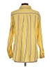St. John's Bay 100% Cotton Stripes Yellow Long Sleeve Button-Down Shirt Size L - photo 2