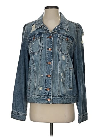 See Thru Soul Denim Jacket (view 1)