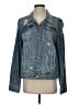 See Thru Soul 100% Cotton Blue Denim Jacket Size S - photo 1