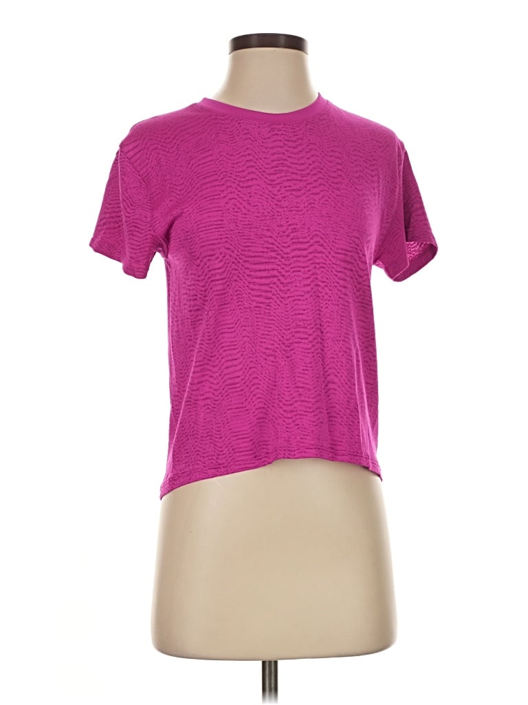 Pre-owned Lululemon Athletica Short Sleeve T-shirt In Pink