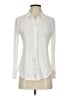 Theory Ivory Long Sleeve Button-Down Shirt Size S - photo 1